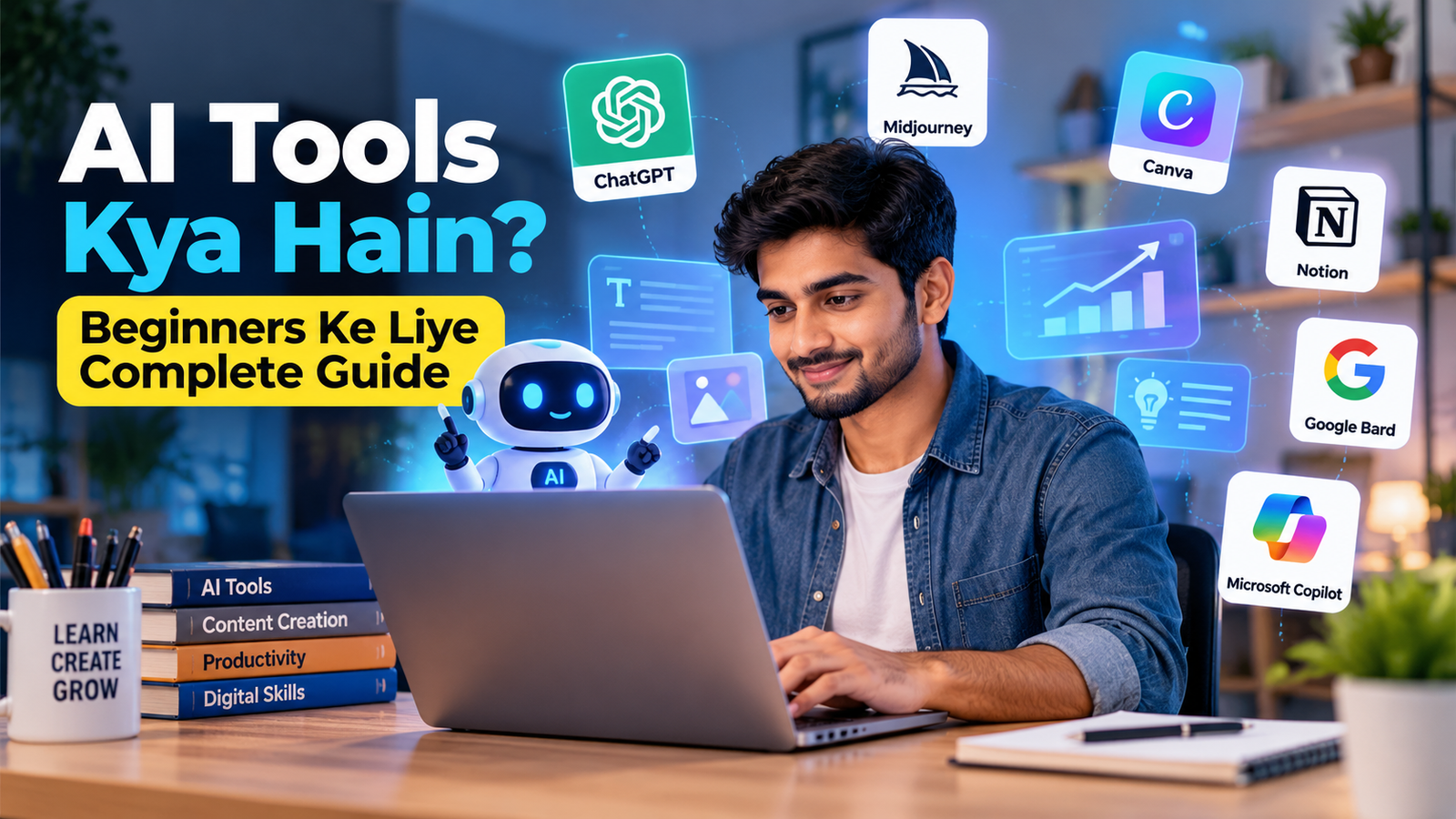 AI Tools Kya Hain? Beginners Ke Liye Complete Guide